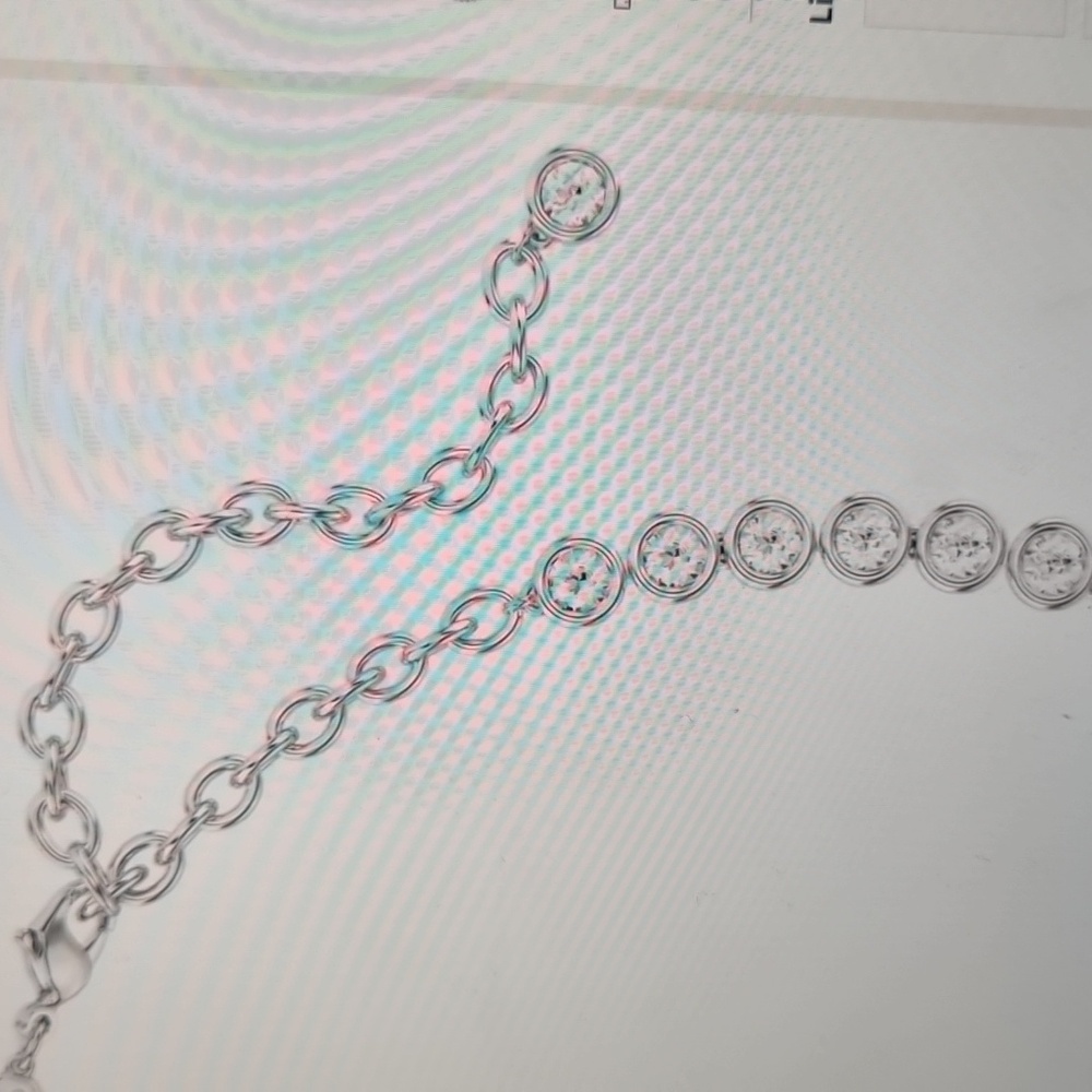 Swarovski tennis necklace - Picture 4 of 9